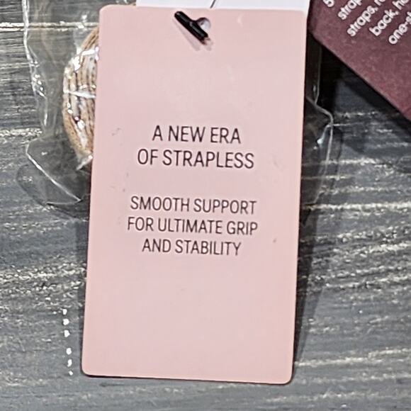 Calvin Klein Naked Glamour Strapless Push-Up Bra 36DD QF5677 Beige - Picture 11 of 12